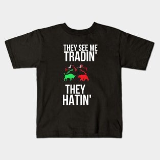 trading trader Kids T-Shirt